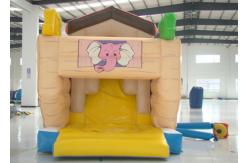 China Common Elephant Animals Pirate Ship Inflatable Slide Children cute inflatable Pirate Jump House supplier