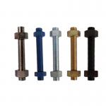 ASTM A193 GR B7 UNC Stainless Steel Stud Bolt With A194 2H Nut OEM for sale