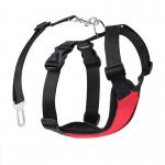 Polyester Pet Car Seat Harness Strap Vehicle Seat Belt For Small Medium Sized Dog Cat for sale