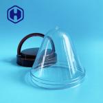120mm 100g Wide Mouth Plastic Jar PET Preform With Lid Transparent for sale