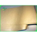 100% Oil - proof Food Industrial Use PE Coated Kraft Paper Roll 800 * 1100mm for sale