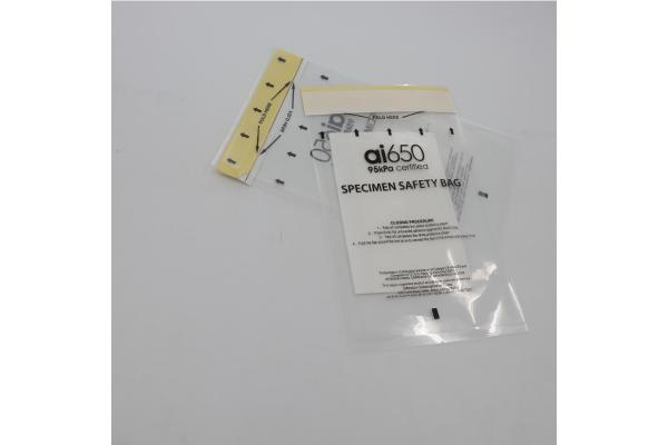 Safe And Secure APS4X320 95kPa Biohazard Specimen Bags Store Bioscience Samples