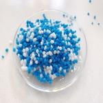 Blue-White Colored Magnesium Sulfate Granules Inorganic Chemicals Customizable For Agriculture Fertilizer for sale