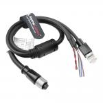 Alvin's Cables M12 12 Pin Power Functional Ethernet Cable for DJI Livox HAP(TX) Mid-70 Mid-360 LiDAR Sensor, M12 Aviation 12 Pin Female to RJ45 1 to 3 Breakout Cable 3.3ft/1m for sale