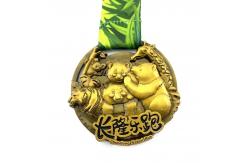 China Solid Texture Antique Gold Personalized Race Medals Joyrun Animal Themed Running supplier