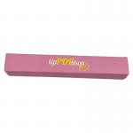Custom logo print cardboard paper auto lock cosmetic makeup packaging lipstick lip gloss lipgloss box for sale