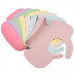 BPA Free Baby Silicone Feeding Set 141g Silicone Bib With Pocket for sale