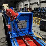 90*70mm Storage System Shelf Upright Racking Metal Silo Roll Forming Machine for sale