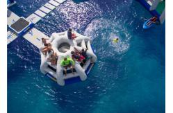 China Fire Retardant Crazy Inflatable Floating Playground For Event , Party , Club supplier