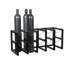10 Tank Gas Cylinder Storage Rack 5 Wide By 2 Deep Metal Fab Products for sale