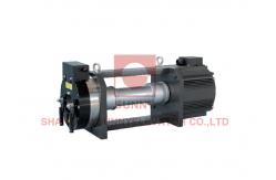 China Permanent Magnet Synchronous Belt Drive Gearless Traction Machine For Elevator supplier