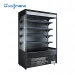 Commercial Open Showcase Chiller Supermarket Fruit And Vegetable Vertical Fridge for sale