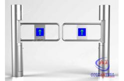 China RFID / IR Sensor Cylinder pedestrian barrier gate For Residential Community supplier