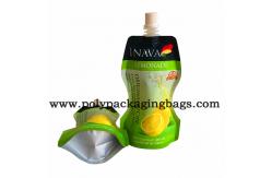 China 100 Micron Stand Up Juice Spouted Pouches Packaging Stand Up Spout Pouch supplier