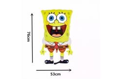 China Wholesale Hot Sale Cartoon Character Yellow Sponge Bob SquarePants Patrick Star Shape Balloons supplier