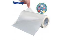 China Transparent Self Adhesive Hot Melt Adhesive Sheets Embroidery Patch Textured Lamination Roll supplier