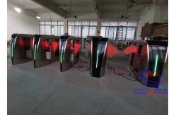 China Heavy Flow Electronic Flap Turnstile Security Gate Barrier DC Brushless Motor supplier