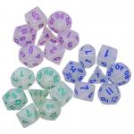 Smooth Crystal Resin RPG Dice Handcraft Resin Polyhedral Dice