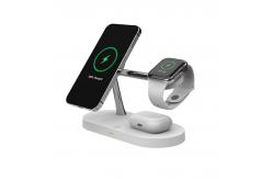 China 15W Max 4 In 1 Wireless Charger With Power Temper Lighting Full Protection supplier
