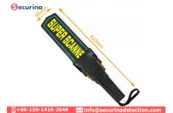 China Intelligent Handheld Metal Detector Wand Rechargeable Battery For Security Checking supplier
