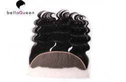 China Deep Wave Lace Frontal 13*4 Brazilian Hair Invisible Part Closure supplier