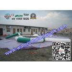 Floating Inflatable Water Trampoline Combo Game Playing On Sea Or Lake