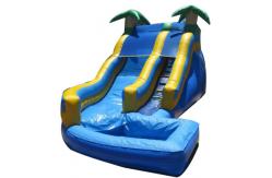 China Inflatble Slide / inflatable pool slide / inflatable giant palm pool slide supplier