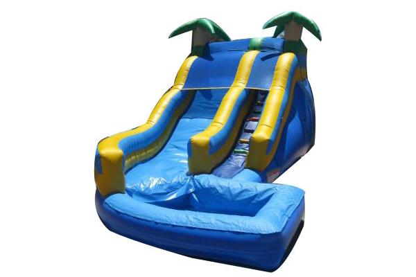 Popular inflatable pool slides for inground pools
