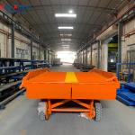 10m Orange Folding Ramp 10000kg Steel 2.2m Width Adjustable 480mm for sale