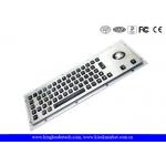 Silver Grey Illuminated Metal Keyboard Dust-Proof With 65 LED Individually-Lit Keys for sale