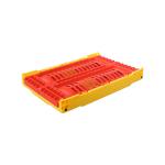 PP Plastic Stackable Folding Storage Crate With Handle for sale