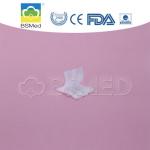 100% Natural Cosmetic Cotton Pads Plain Pattern 0.4 - 0.6g Custom Size for sale