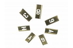 China Brass Rectangle Custom Stencil Adjustable Interlocking for Paint Stencil supplier