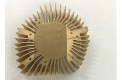 China Customzied Aluminum 6061 CNC Metal Stamping Anodizing Gold Laptop Cpu Cooler supplier
