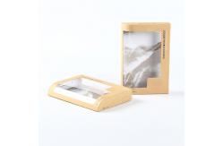 China Mobile Cover Packaging Box With PVC Window Custom Small Card Paper Material supplier