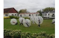 China 1.5m Transparent Body Zorbing Inflatable Bumper Ball For Adults supplier