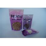 Custom Printed Plastic Gummy Candy / Jelly Bean Packaging Bag With Window for sale
