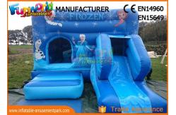 China Constant 0.55mm Pvc Tarpaulin Inflatable Jumpers Bouncers Combo With Slide supplier