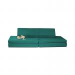 Polyester Fabric Foam Play Set 6 Piece Modular Foam Kids Play Couch