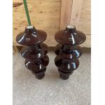 IEC Standard Porcelain Transformer Bushing Brown Color for sale