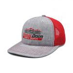 Custom 6 Panel Trucker Cap Embroidered Logo Polyester Mesh Hat for sale