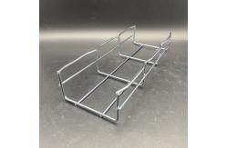China Zinc Plated Custom Size 200mm 300mm Ventilated Wire Mesh Cable Tray supplier