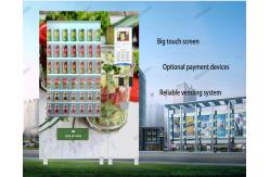 China Lcd Cupcake 32 Inch Salad Vending Machine With Elevator And Cooling System supplier