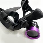 DG-3101S 90 Degrees Up-and-down Adjustment UV Helmet-type Black Lamp With 30 Average Life Span LED 50mm Irradiated Area for sale