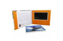 China Region LCD Video Brochure Card with CMYK and 128MB-32GB Memory Capacity supplier