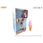 CE 32 Screen Popsicle Robot Ice Cream Vending Machine Steel Structure for sale