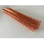 A4 Notebook 5/8 Inch Wire Coil Binding Electroplating Glossy Nylon Coated for sale