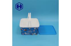 China 3.2L Plastic Cheese And Christmas Cracker Packaging Box With Handles Custom Label supplier