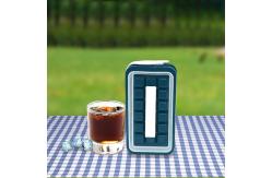 China BPA Free Collapsible Silicone Ice Cube Molds 20*11*4CM For Cocktails supplier