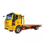 FAW  8-10 Tons Multifunction Plat Form Wrecker Body Tow Truck   Towing Truck for sale